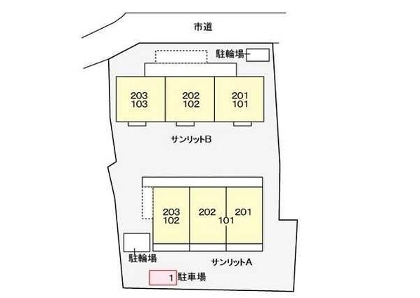 サンリット　Ｂ棟の物件内観写真